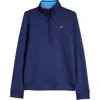 Vineyard Vines Kids' Exclusive Half Zip Pullover In Deep Bay 2