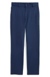 Vineyard Vines Kids' Flat Front Performance Chinos In Blue