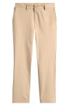 Vineyard Vines Kids' Flat Front Performance Chinos In Sand