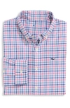 Vineyard Vines Kids' Forepeak Plaid Performance Button-down Shirt In Multi