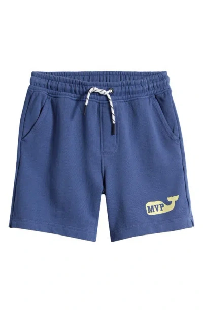 Vineyard Vines Kids' French Terry Sweat Shorts In Moonshine