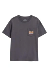 Vineyard Vines Kids' Glow Eat Some Treats Cotton Graphic Pocket T-shirt In Gray