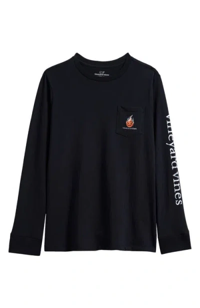Vineyard Vines Kids' Headless Horseman Graphic T-shirt In Black