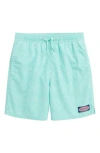 Vineyard Vines Kids' Island Swim Trunks In Green