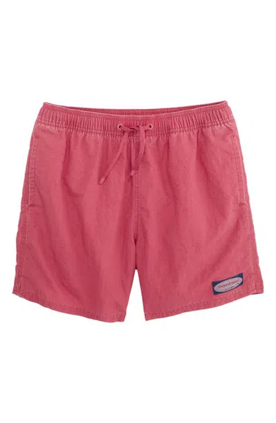 Vineyard Vines Kids' Island Swim Trunks In 618 Marine