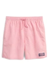 Vineyard Vines Kids' Island Swim Trunks In Sea Lines Palm Beach