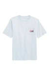 Vineyard Vines Kids' Leaf Pile Whale Pocket Graphic T-shirt In Blue
