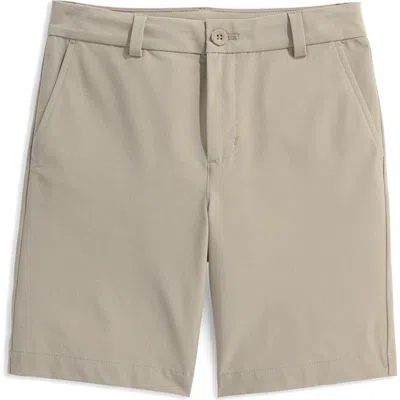 Vineyard Vines Kids' Lightweight Performance Shorts In 250 Khaki