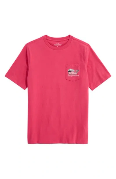 VINEYARD VINES VINEYARD VINES KIDS' LOBSTER BAKE COTTON GRAPHIC POCKET T-SHIRT