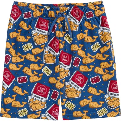 Vineyard Vines Kids' Mesh Active Swim Trunks In Blue