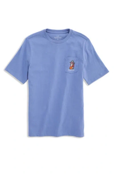 Vineyard Vines Kids' No Tricks Just Treats Cotton Graphic T-shirt In Blue
