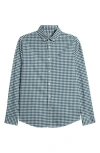 Vineyard Vines Boys' On-the-go Brrr Gingham Button Down Shirt - Little Kid, Big Kid In Charleston Green
