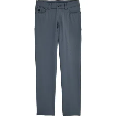 Vineyard Vines Kids' Performance On-the-go 5-pocket Pants In 4497 Ash G