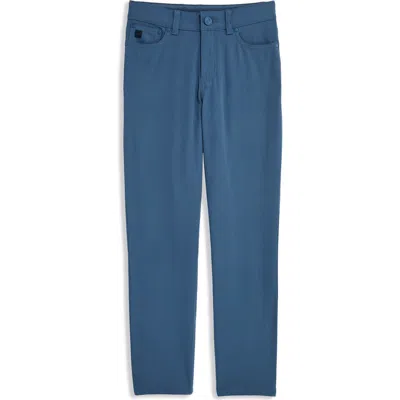 Vineyard Vines Kids' Performance On-the-go 5-pocket Pants In L527 Blue