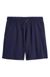 Vineyard Vines Kids' Drawstring Waist Performance Shorts In Nautical Navy