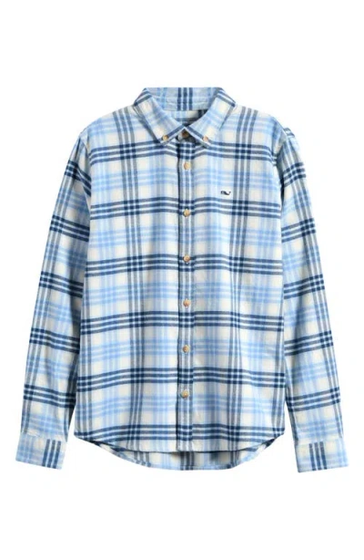 Vineyard Vines Boys' Plaid Flannel Shirt - Little Kid, Big Kid In Coastline Pld