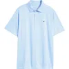 Vineyard Vines Kids' Print Polo In Micro Waves Oc Brz