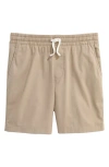 Vineyard Vines Kids' Print Pull-on Chino Shorts In Brown