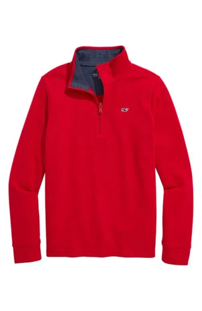 VINEYARD VINES VINEYARD VINES KIDS' SALTWATER QUARTER ZIP PULLOVER