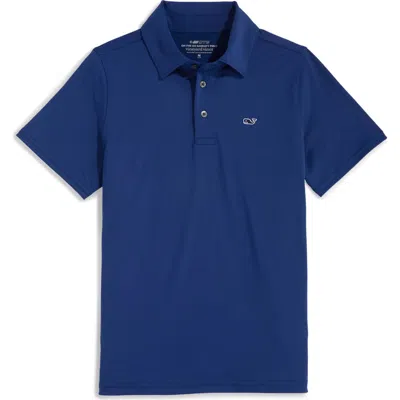 Vineyard Vines Kids' Sankaty Polo Shirt In 588 Blue D