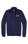 Vineyard Vines Kids' Shep Half Zip Pullover In Blue