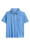 Vineyard Vines Kids' Solid Cotton Polo In Club Blue