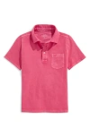 Vineyard Vines Kids' Solid Cotton Polo In Gray