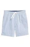Vineyard Vines Kids' Stripe Cotton Seersucker Drawstring Shorts