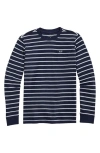 VINEYARD VINES VINEYARD VINES KIDS' STRIPE LONG SLEEVE POCKET T-SHIRT