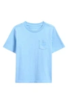 Vineyard Vines Kids' Surf Logo Pocket Graphic T-shirt In Jake Blue
