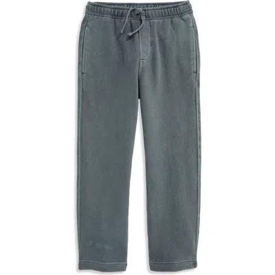 Vineyard Vines Kids' Surf Terry Straight Leg Pants In Shell Grey