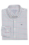 Vineyard Vines Kids' Tattersall Check Performance Button-down Shirt In Multi