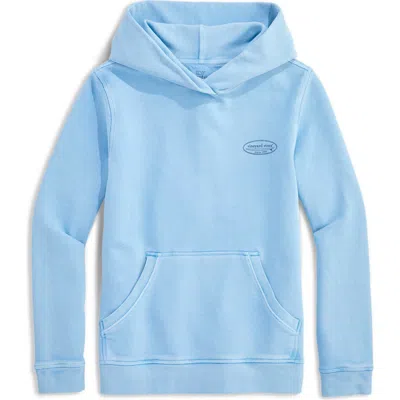 Vineyard Vines Kids' Terry Graphic Hoodie In Blue