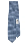 Vineyard Vines Kids' Vineyard Whale Silk Tie In Blue