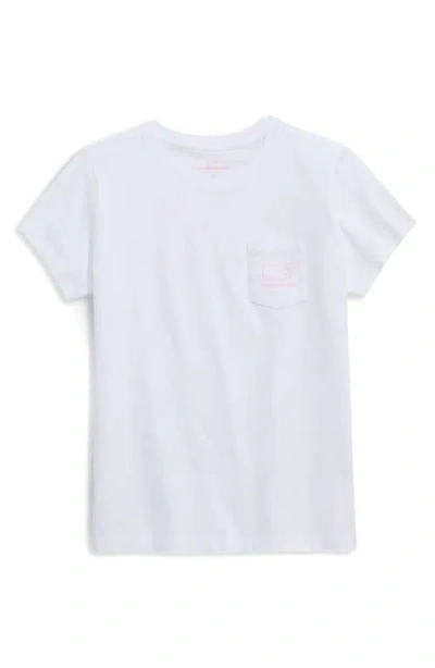Vineyard Vines Kids' Vintage Whale Cotton Graphic T-shirt In White