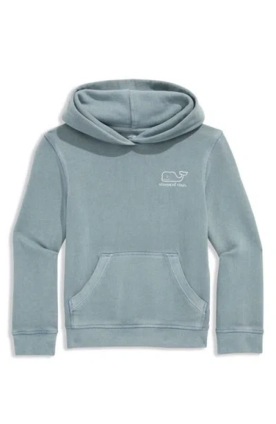 Vineyard Vines Kids' Vintage Whale Graphic Hoodie In Blue