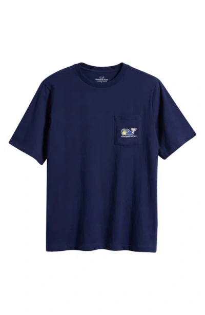 Vineyard Vines Boys' Whale Fill Graphic Tee - Little Kid, Big Kid In Nautical Navy