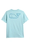 Vineyard Vines Kids' Whale Logo Pocket Graphic T-shirt In Aqua Haze