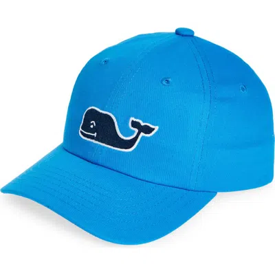 Vineyard Vines Kids' Whale Patch Baseball Hat In Blue