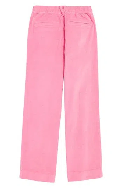 Vineyard Vines Kids' Wide Leg Corduroy Pants In Pink
