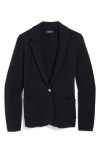 Vineyard Vines Knit Merino Wool Blend Blazer In Blue