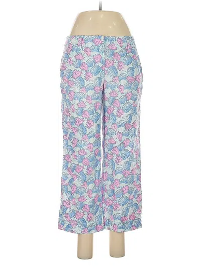 Pre-owned Vineyard Vines Linen Pants In Blue