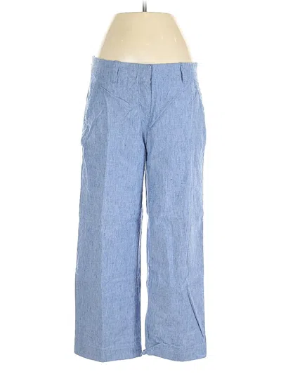 Pre-owned Vineyard Vines Linen Pants In Blue