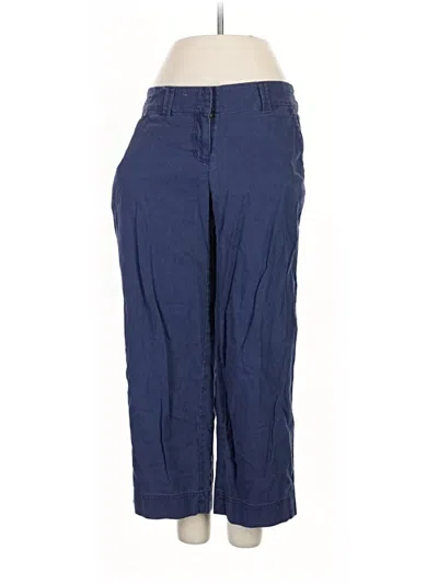 Pre-owned Vineyard Vines Linen Pants In Blue