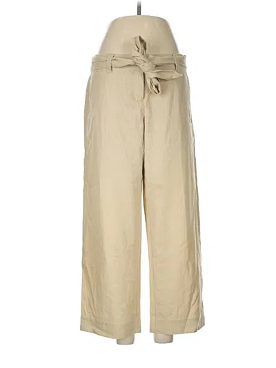 Pre-owned Vineyard Vines Linen Pants In Tan