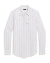 Vineyard Vines Linen Striped Shirt In Stripe