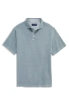 Vineyard Vines Lived-in Piqué Polo In Blue