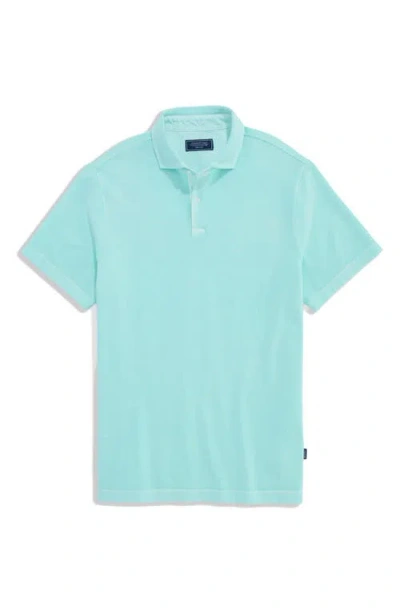 Vineyard Vines Lived-in Piqué Polo In Blue