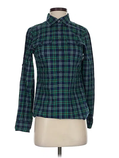 Pre-owned Vineyard Vines Long Sleeve Blouse In Blue