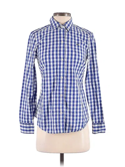 Pre-owned Vineyard Vines Long Sleeve Button Down Shirt In Blue